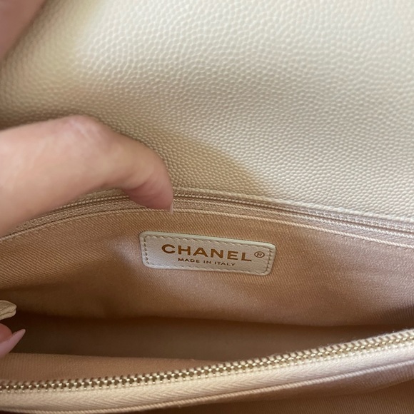 CHANEL Medium Coco Handle in Light Beige - Picture 12 of 14